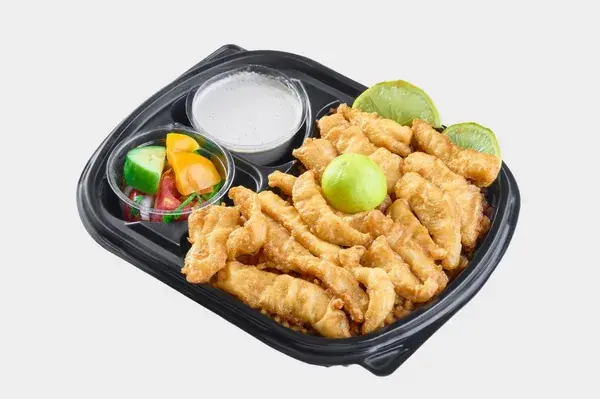وجبة سبيط بلدي - مكوّنة من ( سبيط بلدي + ارز صيادية + سلطة خضراء + طحينة