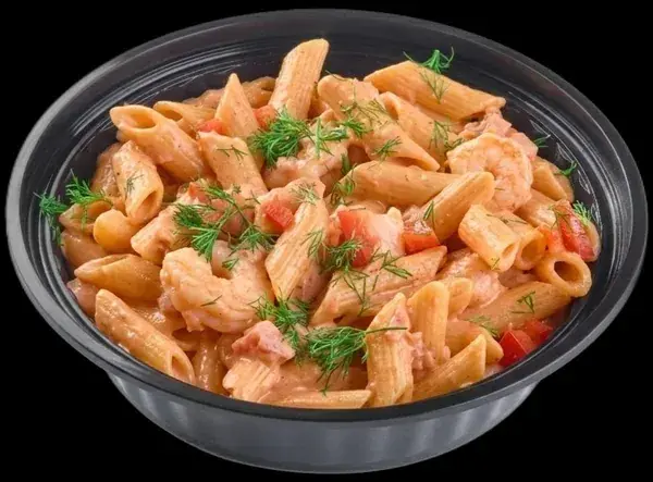 باستا صوص بينك بالجمبري ( مخلي وسط