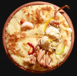 طاجن فياجرا وايت صوص ( جمبري + سبيط+ فيلية + كابوريا